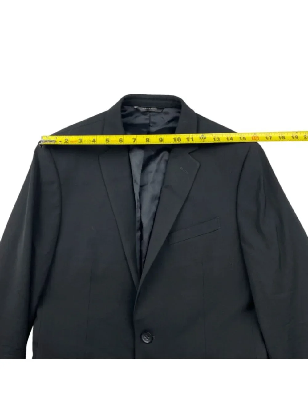 Banana Republic Men’s 100% Wool Modern Slim Fit 2-Button Blazer Black • 38R